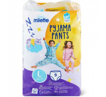 Подгузники-трусики Milette Pyjama Pants L (27-57 кг) 9 шт
