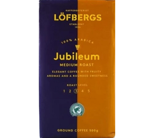 Кофе молотый Lofbergs Jubileum Medium Roast 500 г