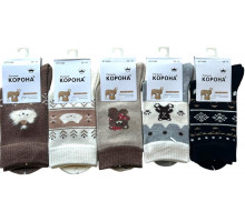 Носки женские альпака длинные Корона BY5486 размер 36-41