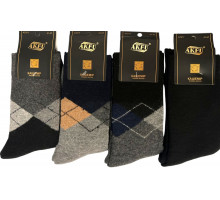 Носки мужские кашемировые длинные AKFU А7917 размер 41-47