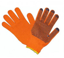 Перчатки ХБ оранжевые 1 пара