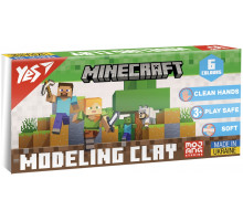 Пластилін Yes 540650 Minecraft 6 кольорів 120 г