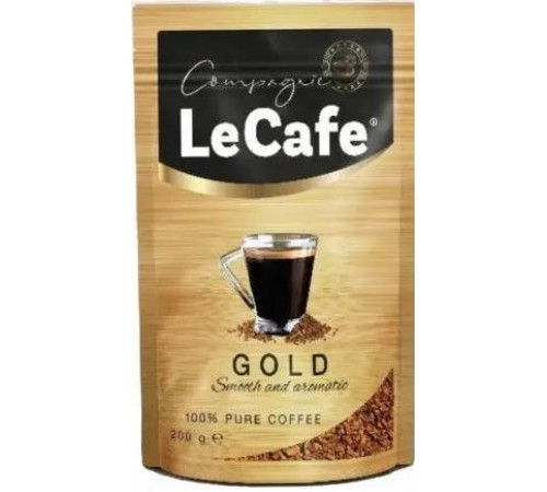 Кава розчинна Compagnic Le Cafe Gold пакет 200 г