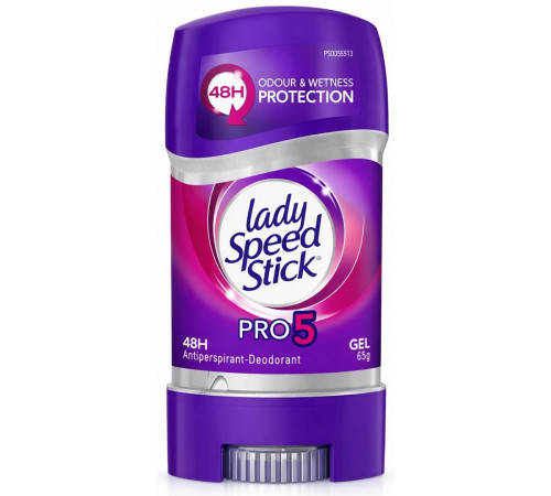 Гелевий антиперспірант жіночий Lady Speed Stick Pro5 65 г
