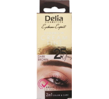 Краска для бровей Delia Cosmetics 3.0 Темно-коричневый 15 мл