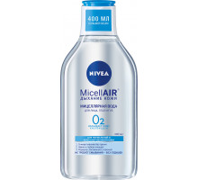Міцелярна вода Nivea MicellAIR для Нормальної та Комбінованої шкіри 400 мл