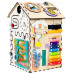 Бізібудинок натуральний дерев'яний 55 х 30 х 30 см