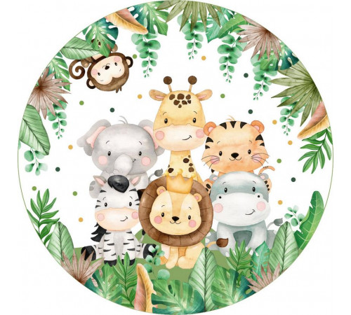 Паперові тарілки Тваринки 18 см 10 шт