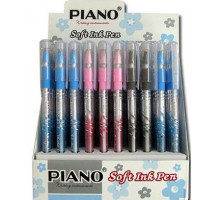 Ручка кулькова Piano РТ-111A Soft Ink Pen 0.5 мм синя