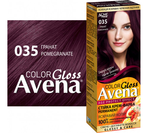 Фарба для волосся Acme Color Avena 035 Гранат