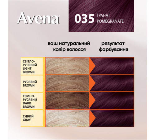 Фарба для волосся Acme Color Avena 035 Гранат