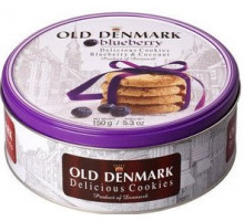 Печенье сливочное Old Denmark Blueberry & Coconut 150 г