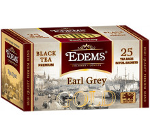 Чай чорний Edems Ерл Грей Gold 50 г 25 пакетиків