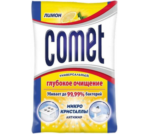 Чистящий порошок Comet лимон з хлором пакет 350 г