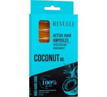 Активные ампулы для волос Revuele с Кокосовым маслом 8 х 5 мл