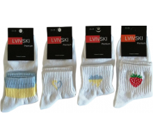 Шкарпетки жіночі Lvivski Premium розмір 23-25 з принтами