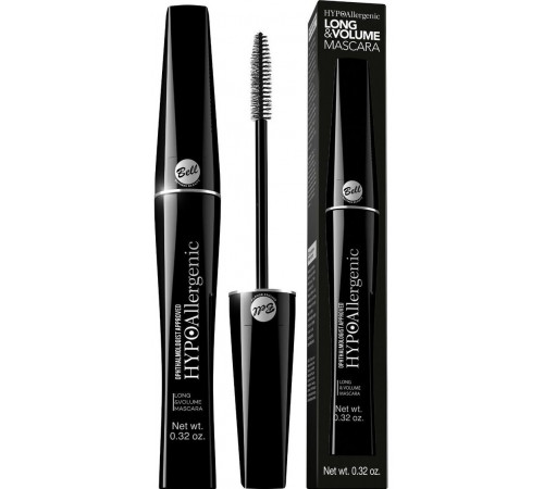 Туш для вій Bell Hypo Allergenic Long & Volume Mascara 9 г Туш для вій Bell Hypo Allergenic Long & Volume Mascara 9 г