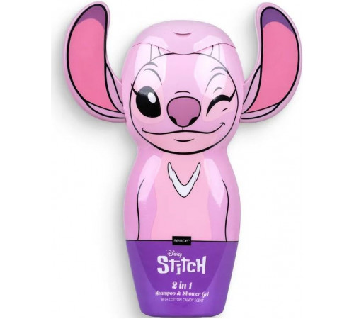 Дитячий шампунь та гель для душу 2in1 Disney Stich Cotton Candy 300 мл Дитячий шампунь та гель для душу 2in1 Disney Stich Cotton Candy 300 мл