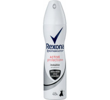 Дезодорант жіночий Rexona аерозоль 150 мл Антибактеріальна та невидима на чорному та білому 150 мл