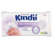 Вологі серветки для дітей Cleanic Kindii New Baby Care 60 шт.