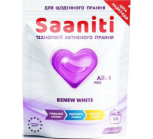 Гелеві капсули для прання Saaniti Renew White 10 шт