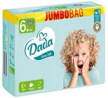 Подгузники детские DADA Extra Soft (6) 16+кг Jumbo Bag 66 шт