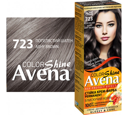Краска для волос Acme Color Avena 723 Пепельный шатен Краска для волос Acme Color Avena 723 Пепельный шатен