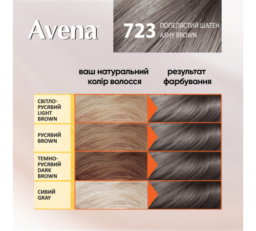 Краска для волос Acme Color Avena 723 Пепельный шатен Краска для волос Acme Color Avena 723 Пепельный шатен