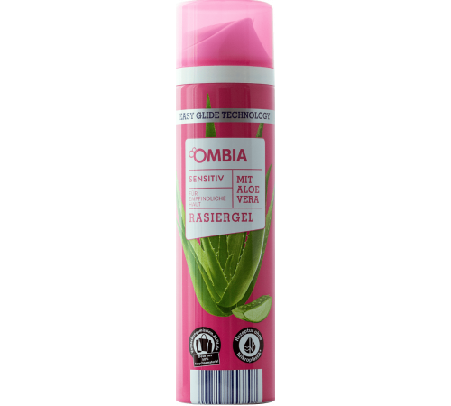 Гель для бритья женский Ombia Sensitive mit Aloe Vera 200 мл