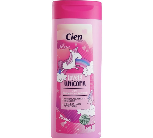 Дитячий шампунь та гель для душу Cien Lovely Unicorn 300 мл