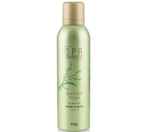Парфумована пінка для душу Cien Spa Moments Herbs & Musk 200 мл
