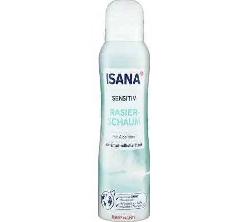 Піна для гоління жіноча Isana Sensitive Aloe Vera 150 мл