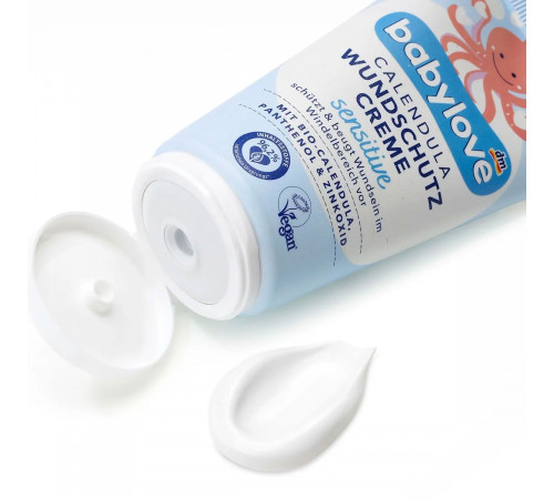 Ранозахисний крем Babylove Calendula Wundschutz Сreme Sensitive від попрілостей 75 мл