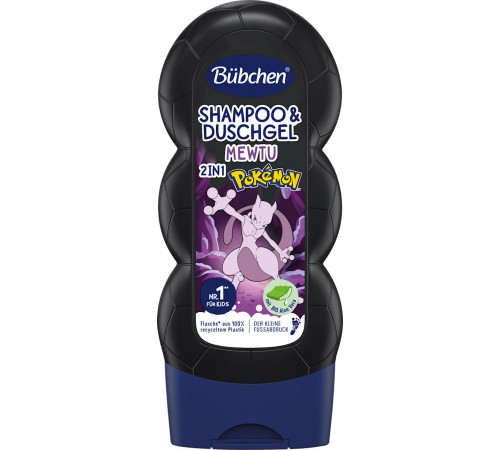Дитячий шампунь-гель для душу 2in1 Bubchen Pokemon 230 мл