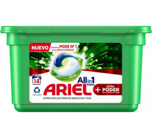 Гелевые капсулы для стирки Ariel All in 1 Pods Extra Poder 14 шт (цена за 1 шт)