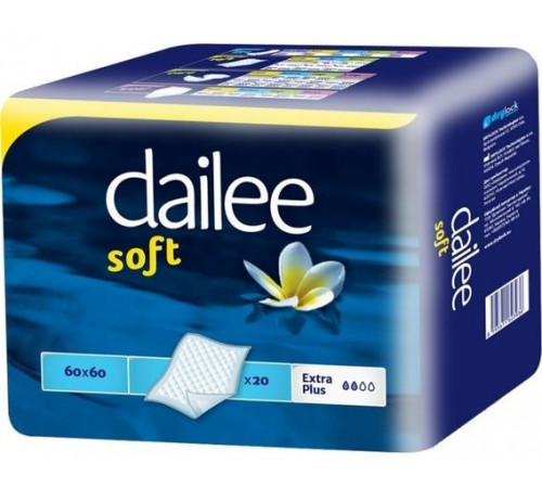 Пеленки Dailee Soft Extra Plus 60 x 60 см 20 шт