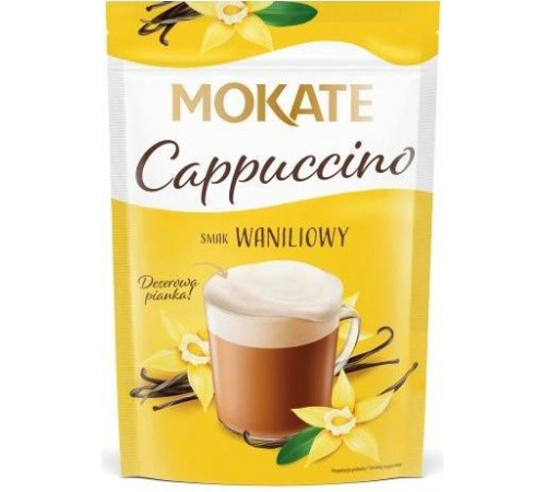 Капучіно Mokate з ароматом ванілі 110 г Капучіно Mokate з ароматом ванілі 110 г