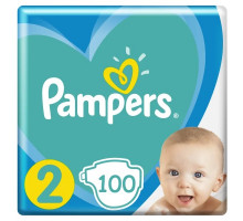 Подгузники Pampers Active Baby Размер 2 (Mini) 3-6 кг 100 шт