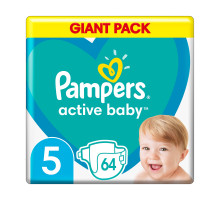 Подгузники Pampers Active Baby 5 Junior (11-16 кг) 64 шт
