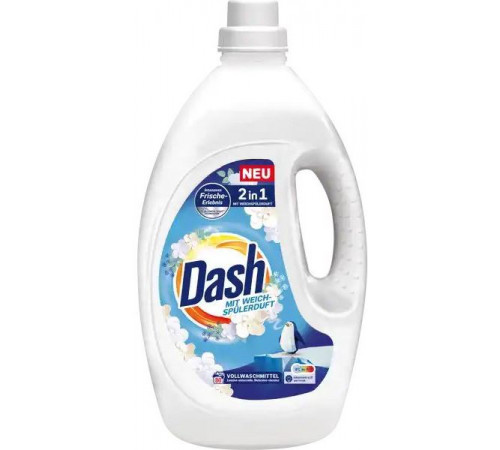 Гель для прання Dash 2in1 Vollwaschmittel 3.6 л 80 циклів прання