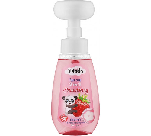 Дитяче мило-пінка 2в1 Small Panda Strawberry 300 г Дитяче мило-пінка 2в1 Small Panda Strawberry 300 г