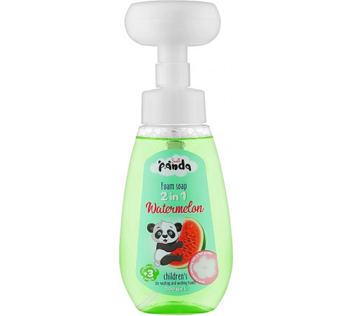 Дитяче мило-пінка 2в1 Small Panda Watermelon 300 г Дитяче мило-пінка 2в1 Small Panda Watermelon 300 г