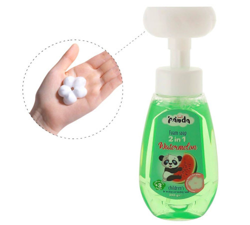 Дитяче мило-пінка 2в1 Small Panda Watermelon 300 г Дитяче мило-пінка 2в1 Small Panda Watermelon 300 г