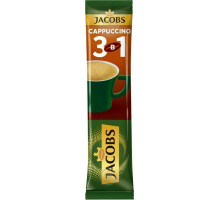 Кава розчинна в стіках Jacobs 3 в 1 Cappuccino 12.5 г