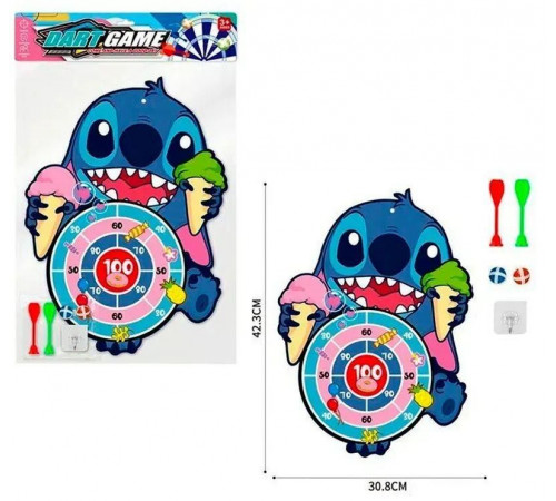 Дартс Стіч 957В-25 (мішень,2 стріли, 2 кульки, гачок)