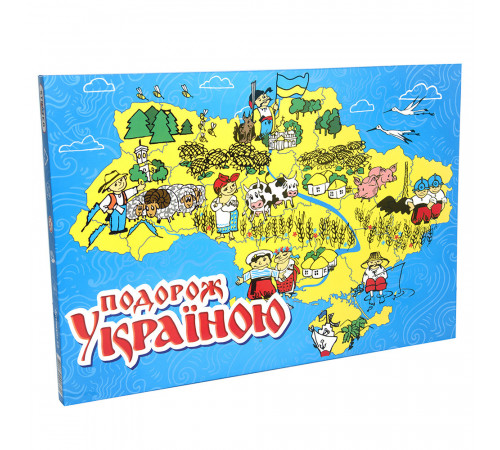 Настольная игра Strateg 59 Путешествие по Украине
