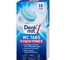 Таблетки для очистки унитаза Denkmit WC Tabs 16 шт х 25 г