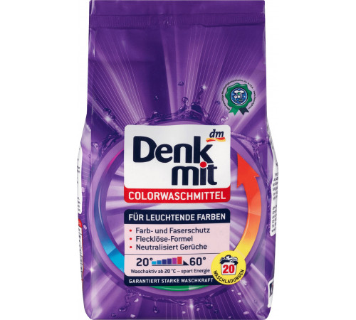 Стиральный порошок Denkmit Colorwaschmittel 1.35 кг 20 циклов стирки