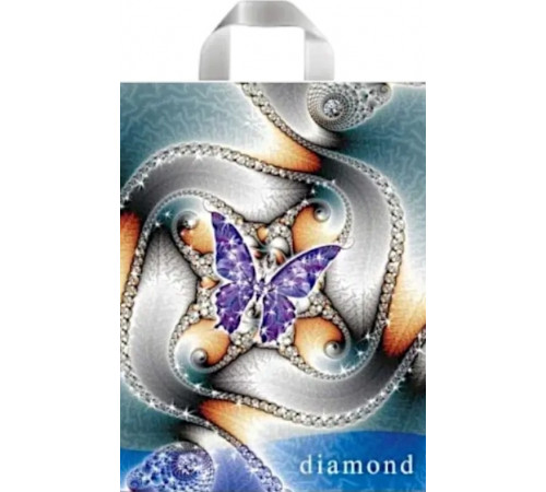 Пакет петлева ручка 24 х 30 см в асортименті