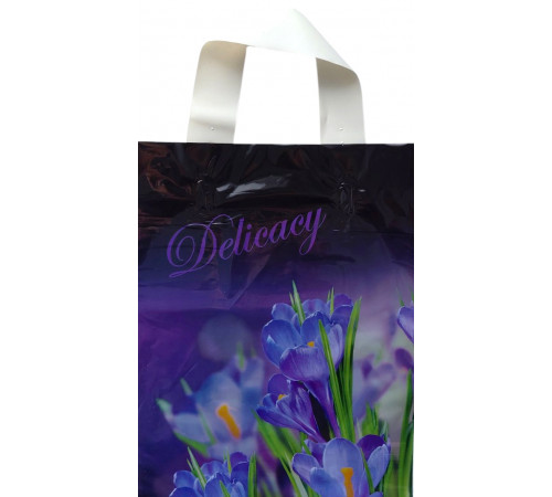 Пакет петлева ручка 24 х 30 см в асортименті